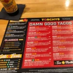Torchy’s Tacos Menu USA Prices 2026 with tacos, queso, sides, and drinks