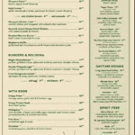 Au Cheval Menu USA Prices 2026 featuring the famous Double Cheeseburger, brunch dishes, steak frites, fries, cocktails, and desserts