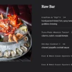 Beauty & Essex New York Menu and Prices 2026