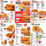 KFC Menu USA Prices 2026 with chicken meals, tenders, nuggets and sides