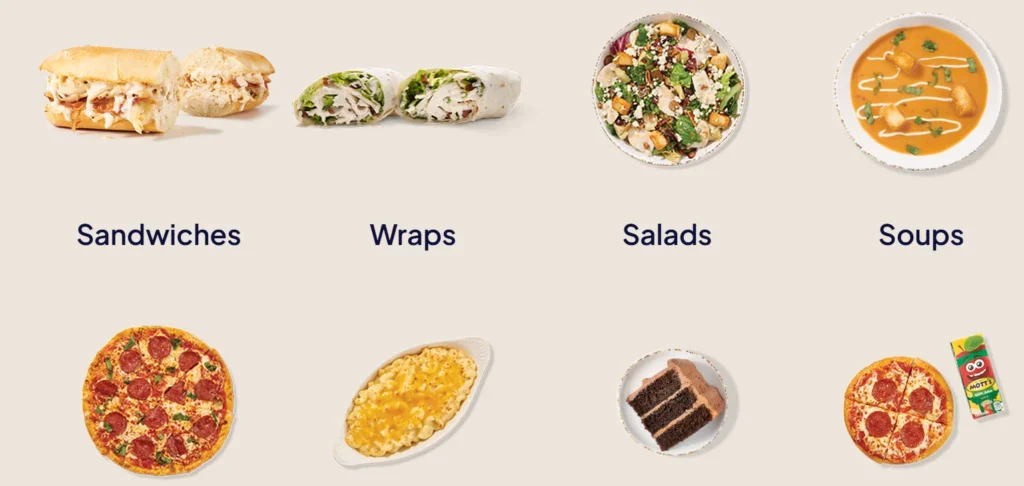 Newks Menu USA Prices 2026 featuring sandwiches, salads, wraps, soups, pizzas, desserts, and meal deals.