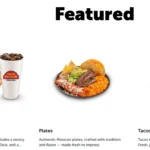 Taco Palengue menu featuring tacos, burritos, fajitas, breakfast plates, family platters, drinks, and desserts with updated USA prices for 2026.