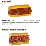 TOGO'S Menu USA Prices 2026 featuring fresh sandwiches, hot pastrami, California Club, salads, wraps, soups, catering trays, desserts, and drinks.