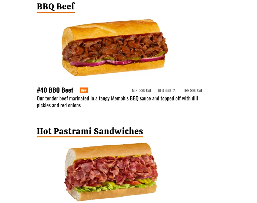 TOGO'S Menu USA Prices 2026 featuring fresh sandwiches, hot pastrami, California Club, salads, wraps, soups, catering trays, desserts, and drinks.