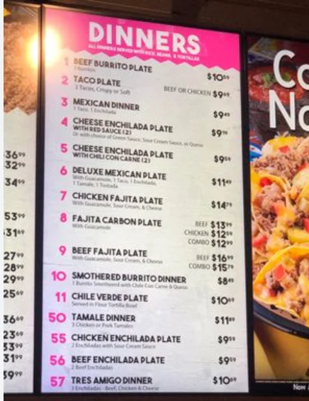 Rosa’s Cafe Menu USA Prices 2026
