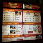 Chicken Express menu prices 2026 with fried chicken, tenders, sides, drinks, and family meals