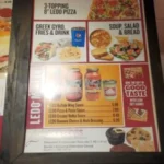 Ledo's Menu Prices 2026 featuring square pizza, wings, subs and pasta
