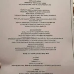 Novikov Beverly Hills menu and restaurant dining area