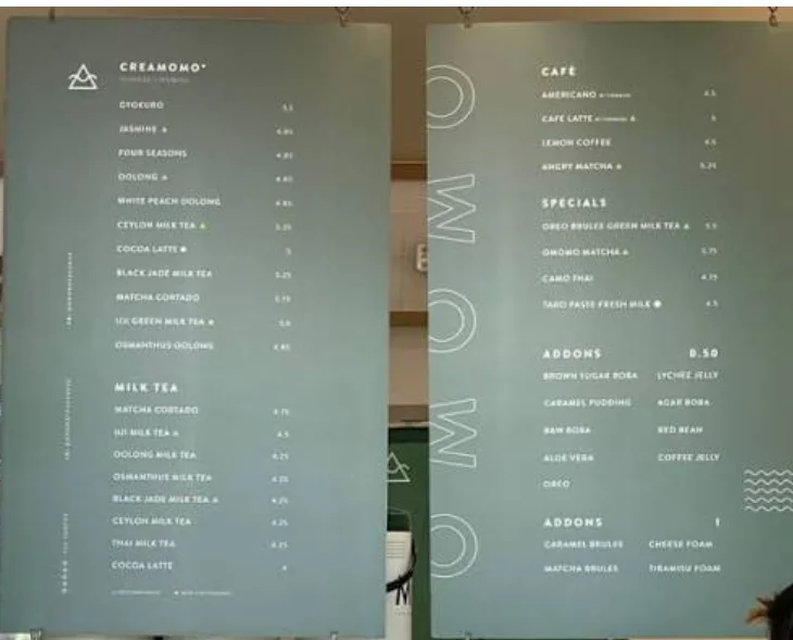 Omomo menu with prices 2026