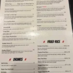 Shokku Ramen Las Vegas menu with ramen bowls and Japanese-inspired dishes