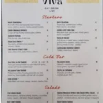 Viva South Padre Island menu with seafood tacos and waterfront dining