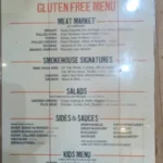 MISSION BBQ menu with smoked brisket, baby back ribs, barbecue sandwiches, classic sides, and menu prices in the USA.
