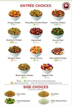 Panda Express menu prices 2026