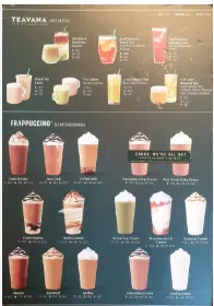 Starbucks Cold Coffee Menu Prices 2026
